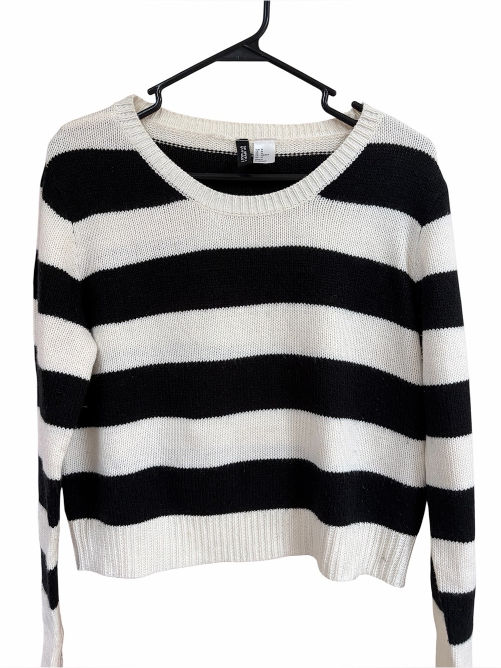 Divided H&M Striped Black & White Women’s Sweater